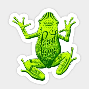 Pond King Sticker